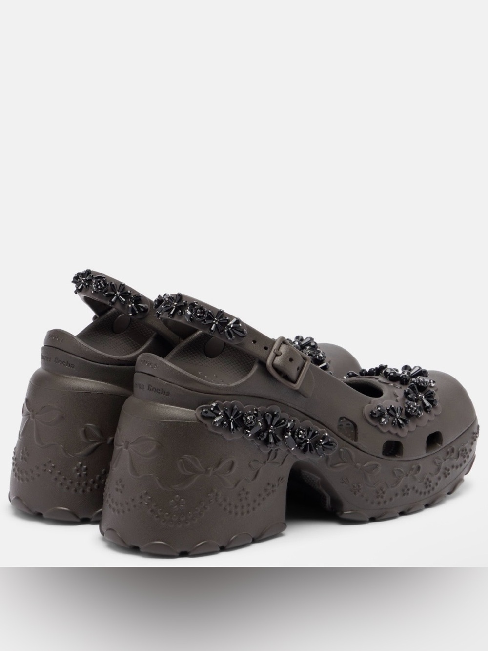 Simone Rocha x Crocs Ballerina Platform Espresso - Picture 3 of 9